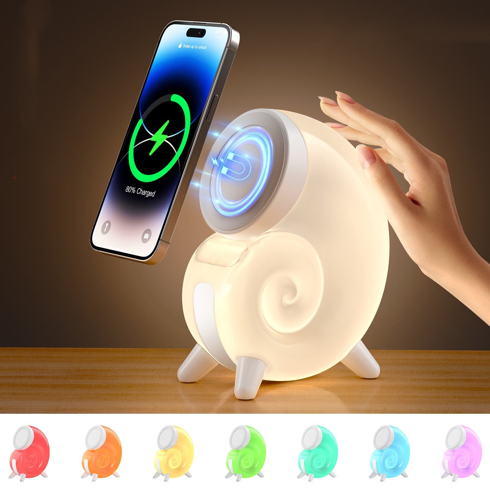 Wireless Conch Night Lamp Charger - LAFleur