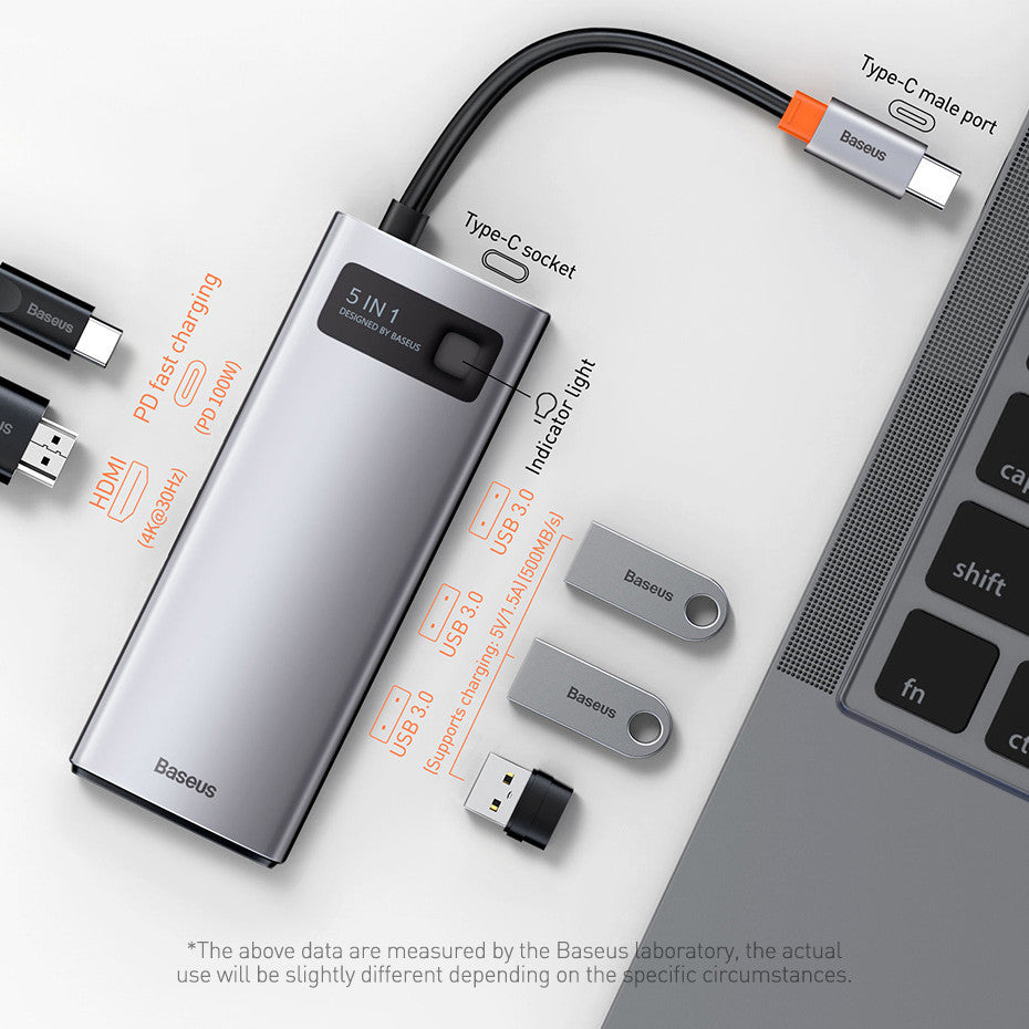 5 In 1 Multifunctional Type C HUB Station - LAFleur