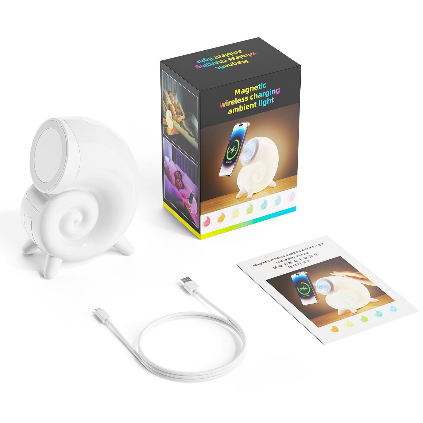 Wireless Conch Night Lamp Charger - LAFleur
